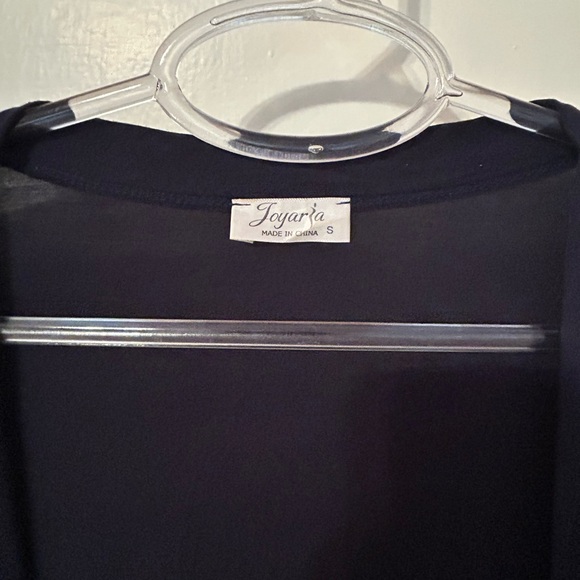 EUC Navy Viscose Robe - Picture 3 of 4